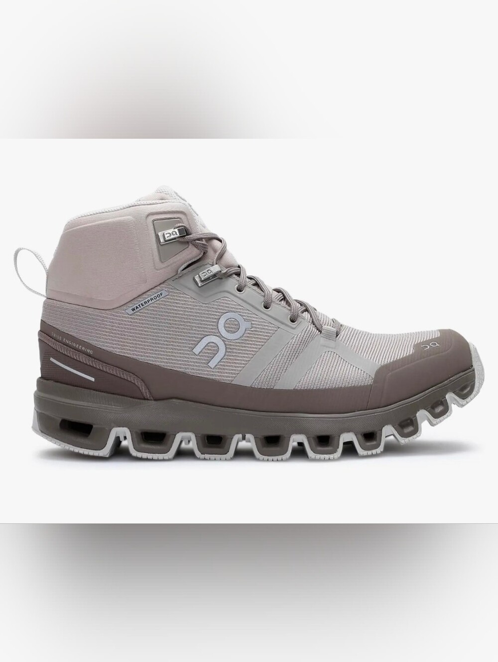 On Cloudrock Waterproof Hiking Boots Desert/Clay Size 11 Womans - Picture 1 of 11